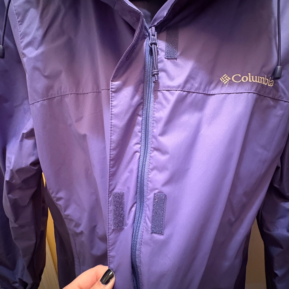 Columbia Deep Purple Outdoor Rain Jacket - Picture 5 of 7